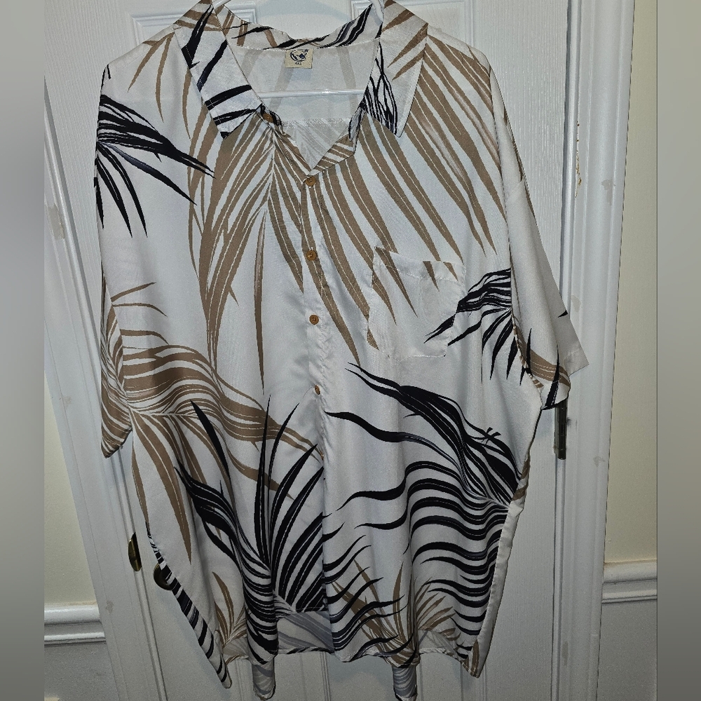 Palm leaf Hawaiian Shirt Hardaddy